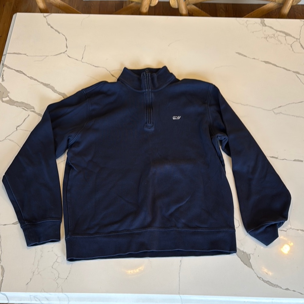 Navy Quarter-Zip Vineyard Vines